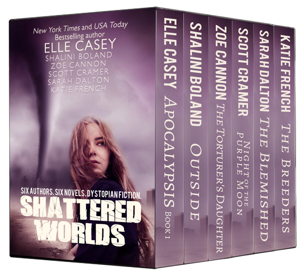 Blog Tour for SHATTERED WORLDS. 6 authors, 6 novels, dystopian fiction